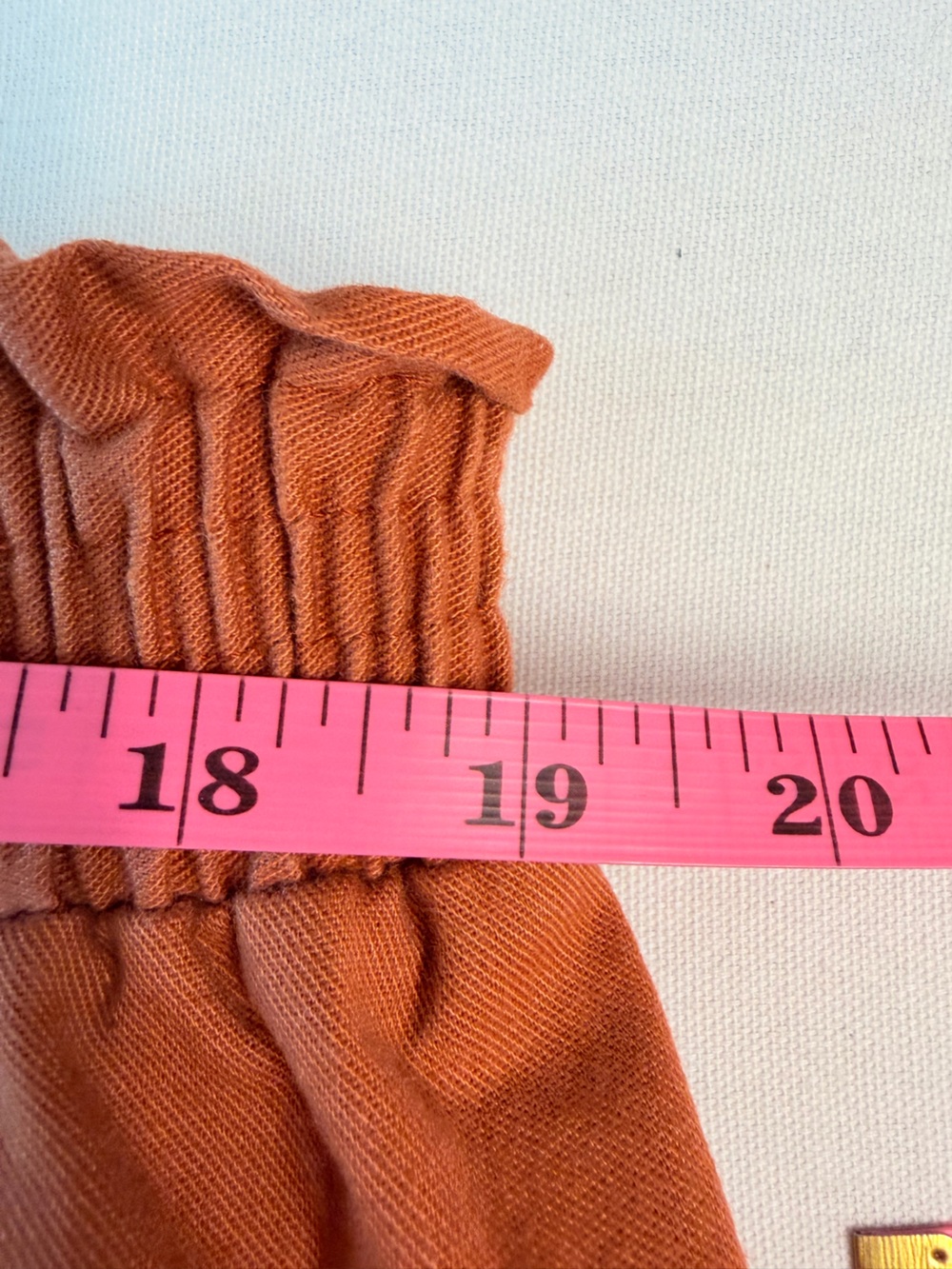 Vintage Sears 70s Carriage Court Sport Rust A-Line Button Front Midi Skirt 16 - Picture 8 of 9